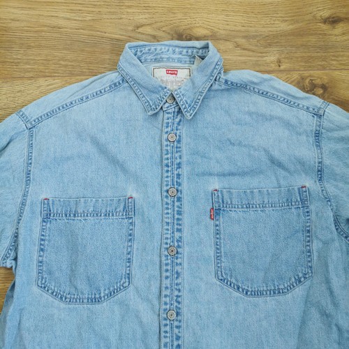 Levi shirt mens blue - l,