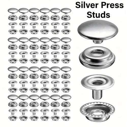 15mm press studs - studs, snap