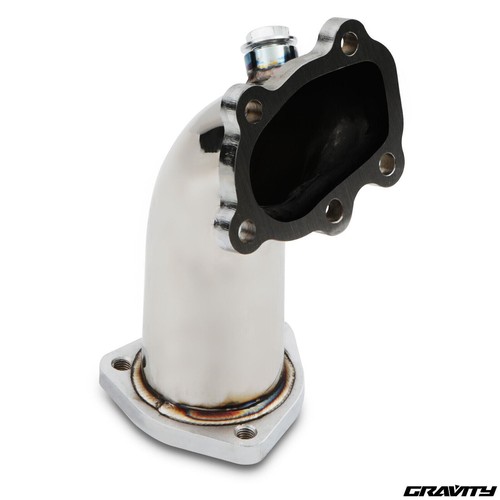 Stainless exhaust turbo elbow - stainless,