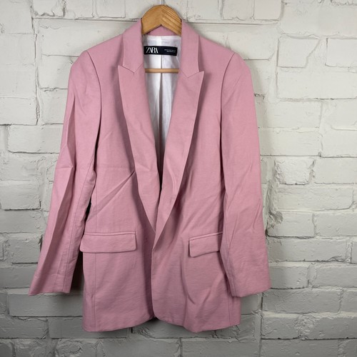Zara pale pink - open, blazer