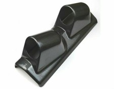 52mm 2 1/16" Car A-Pillar Pod Mount Double Gauge Holder Carbon Fibre - MGA2/CBR