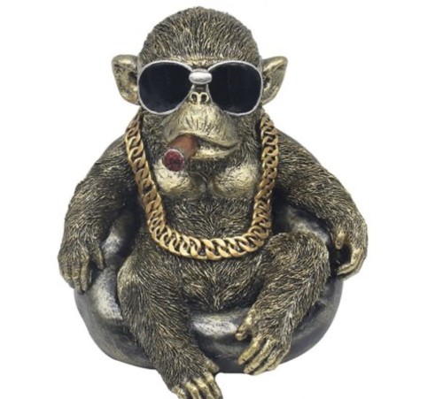 Gorilla monkey ornament - gorilla,