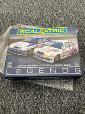 Scalextric C3693A Ford Sierra RS500 and BMW E30 Legends Touring Car Twinpack