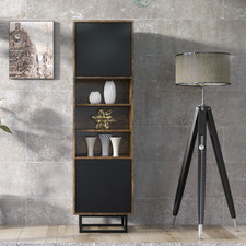 Industrial Oak & Black Living