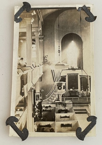 Vintage church interior photo - vintage,