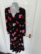 M&S 10 Black Red Pink White