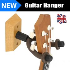Guitar Wall Mount Hanger Wooden Hook Bracket Holder Stand Acoustic Bass Banjo
