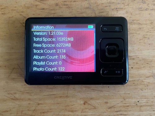Creative zen 16gb mp3 - zen,