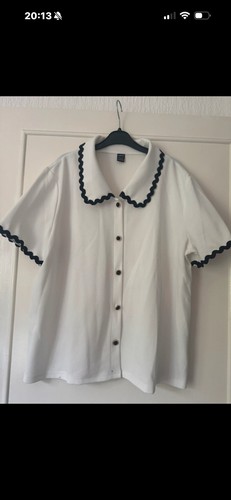 Shein women white solid - white,