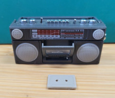 RC 1/10 Scale Boombox Radio w/ Cassette Tape Boom Box Stereo Rock Crawler Truck