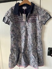 Lovely brand-new Brora Liberty print girls cotton smocked dress- age 9-10 years