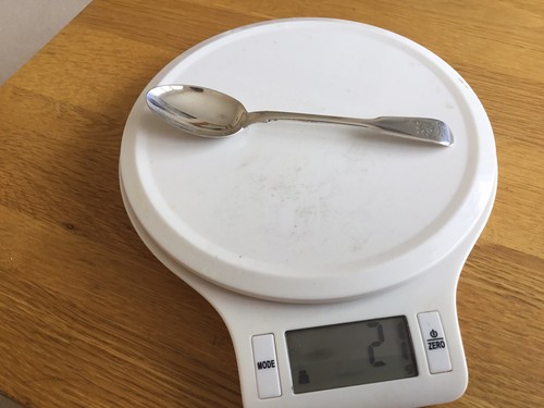 Georgian silver tea spoon - georgian,