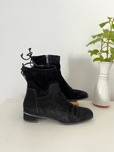 Aquatalia lisa dry black suede - aquatalia,