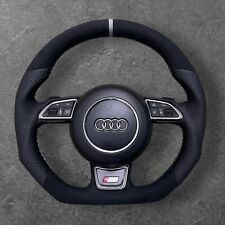 EXCHANGE AUDI A1 S1 A6 C7 A7 A8 DSG PADDLE CUSTOM FLAT BOTTOM STEERING WHEEL