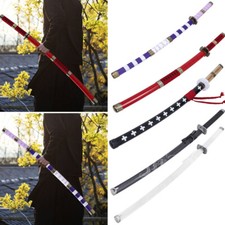 Wooden Martial Arts Bokken w/ Scabbard Training Aid Practice Ninja Prop Sword UK