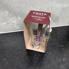 Costa Latte Glass With Coffe