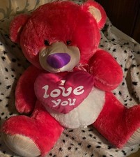 Extra Large Pink Teddy Bear 60 Cm I Love You Soft Toy