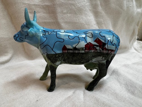 Rare cowparade puzzled - cowparade, cow