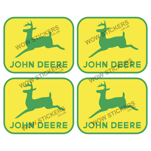 John deere stickers - john, (d)