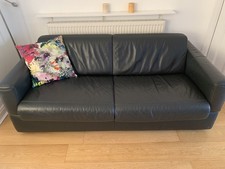 Natuzzi Leather Sofa Bed with