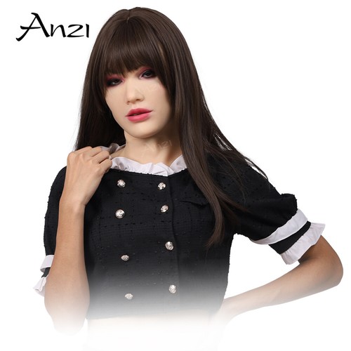 Silicone female mask - mask, headwear