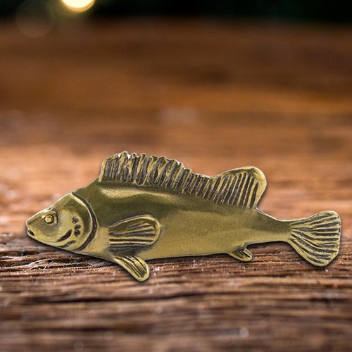 Brass fish collectible gift - brass,