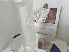 SWAROVSKI SCS 1988 CARING AND SHARING 'WOODPECKERS' AND SCS DISPLAY MIRROR