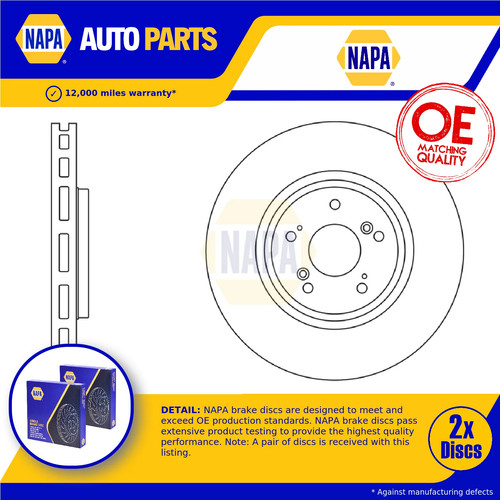 Brake discs pair - 2x,