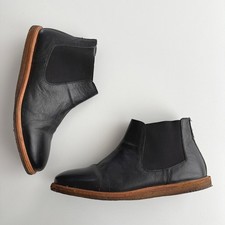 Frank Wright Law Pull On Black Chelsea Boot EU 42 US 9