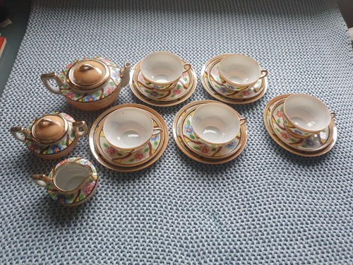 Vintage japanese piece tea - vintage, 21-piece
