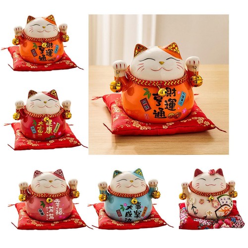 Lucky cat waving - cat,