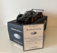 Pagani Zonda R Autoart 1:18 Carbon Black Signature Limited Edition Numbered NRFB