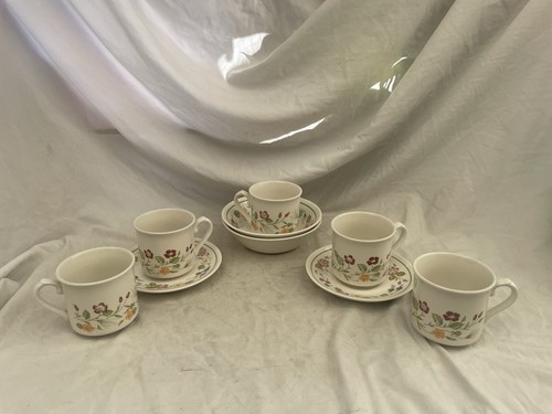 Country lane cups saucers - lane,