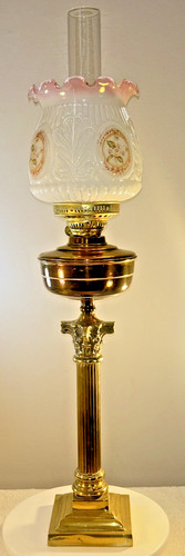 Duplex paraffin oil lamp - oil,