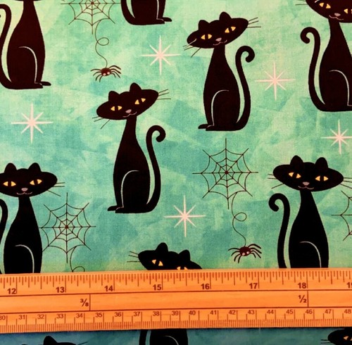Fat quarter spooky halloween - fat,