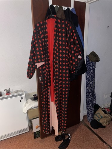 Authentic japanese kimono red - kimono,