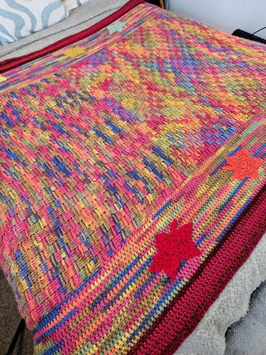Handmade crochet blanket - handmade,