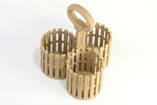 3 Slot Milk Bottle Crate For