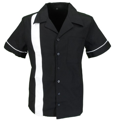 Retro black white stripe - black/white, 1