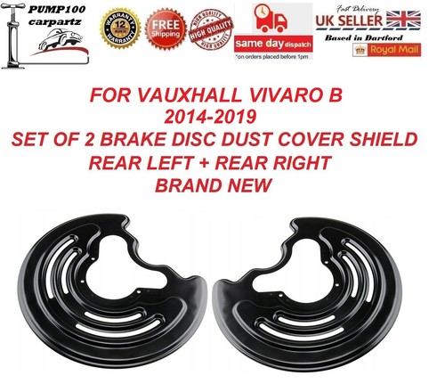 Rear brake disc dust - disc, cover