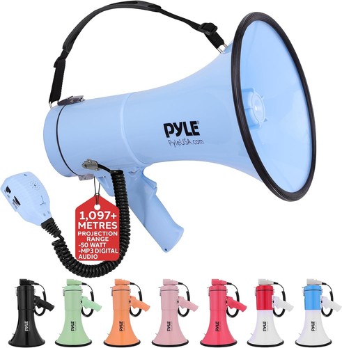 Megaphone speaker with siren - megaphone,