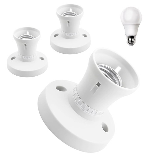 Pack white e27 ceiling - e27, rose