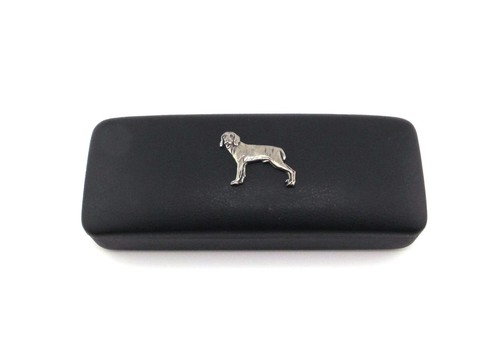 Weimaraner black glasses - black, pu
