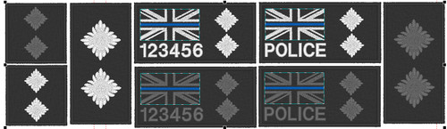 Custom inspector pips police - custom,