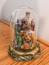 Franklin Mint Glass Domed