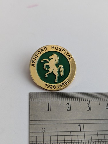Ashford hospital vintage pin - vintage,