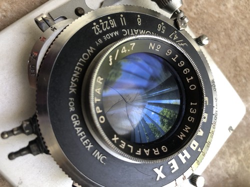 Graflex optar 135mm lens - 135mm, f4.7