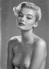 Nude Vintage Style Pinup