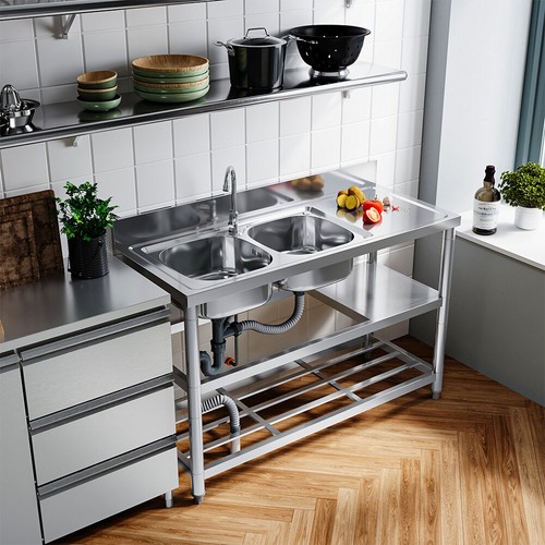 Standing kitchen sink side - standing,