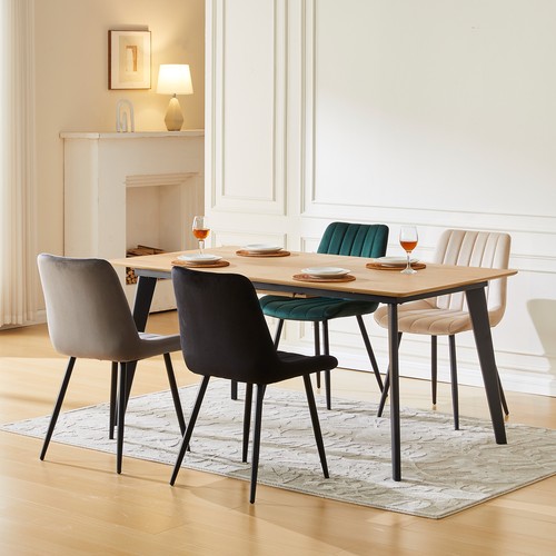Set velvet dining - set, 2/4